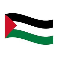 Image showing flag of palestine