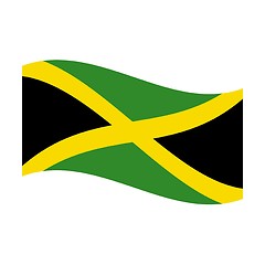 Image showing flag of jamaica