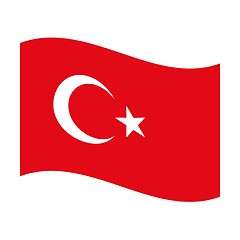 Image showing flag of turkey