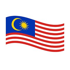 Image showing flag of malaysia