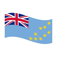 Image showing flag of tuvalu