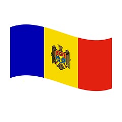 Image showing flag of moldova