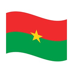 Image showing flag of burkina faso