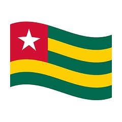 Image showing flag of togo