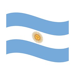 Image showing flag of argentina