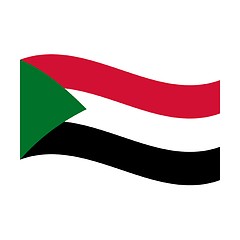 Image showing flag of sudan