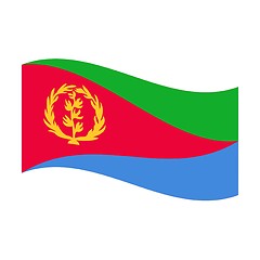 Image showing flag of eritrea