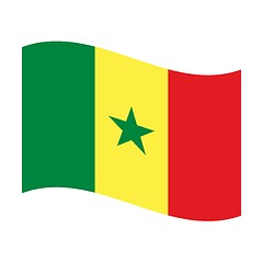 Image showing flag of senegal