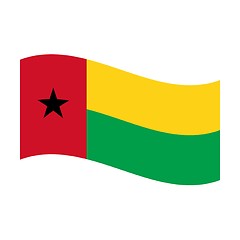 Image showing flag of guinea-bissau