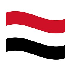 Image showing flag of yemen