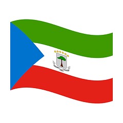 Image showing flag of equatorial guinea