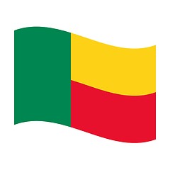 Image showing flag of benin