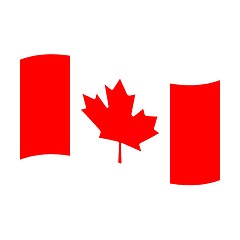 Image showing flag of canada