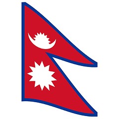 Image showing flag of nepal