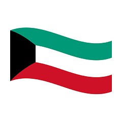 Image showing flag of kuwait