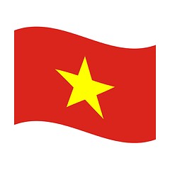 Image showing flag of vietnam