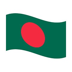 Image showing flag of bangladesh