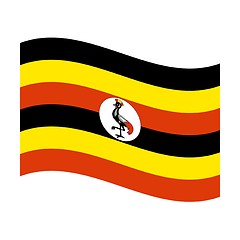 Image showing flag of uganda