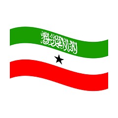 Image showing flag of somaliland