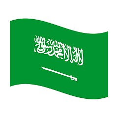 Image showing flag of saudi arabia