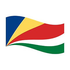 Image showing flag of seychelles