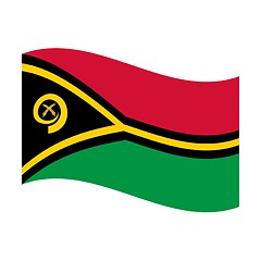 Image showing flag of vanuatu