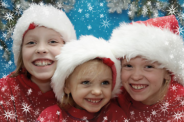 Image showing Christmas portraits