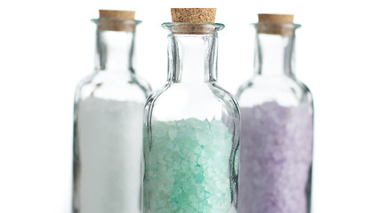 Image showing Colored Bath Salt