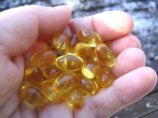 Image showing Omega-3 capsules