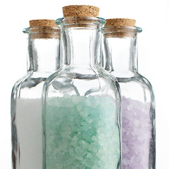 Image showing Colored Bath Salt