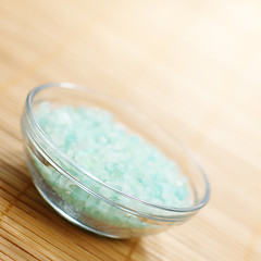 Image showing Colored Bath Salt