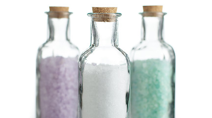 Image showing Colored Bath Salt