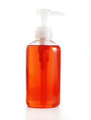 Image showing Soap / lotion / shampoo against white