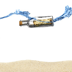 Image showing Message in a Bottle