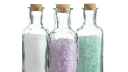 Image showing Colored Bath Salt