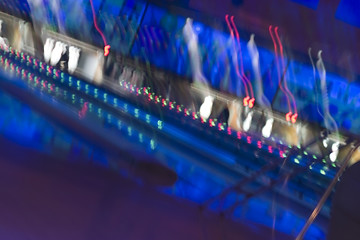 Image showing Abstract Blurry Bowling Alley