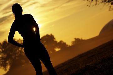 Image showing Beautiful Woman Runner