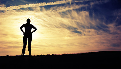 Image showing Beautiful Woman Runner