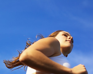 Image showing Beautiful Woman Runner