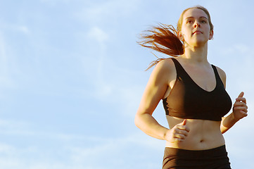 Image showing Beautiful Woman Runner