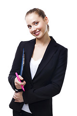 Image showing Decent young business woman