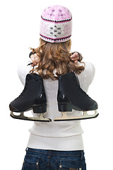 Image showing Woman going to skate