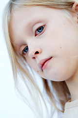 Image showing Blue eyes girl