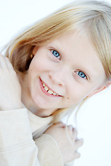 Image showing Blue eyes girl