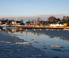 Image showing harbour in sweden