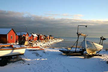 Image showing harbour in sweden