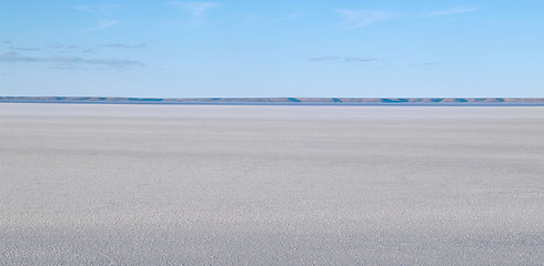 Image showing salt lake desert