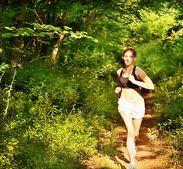 Image showing Woman Trail Runner