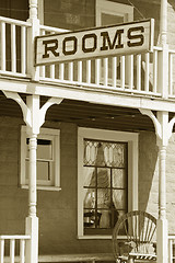 Image showing Old hotel