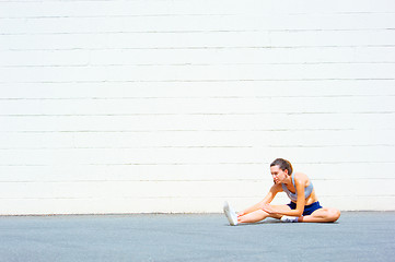 Image showing Urban Mature Woman Exercising